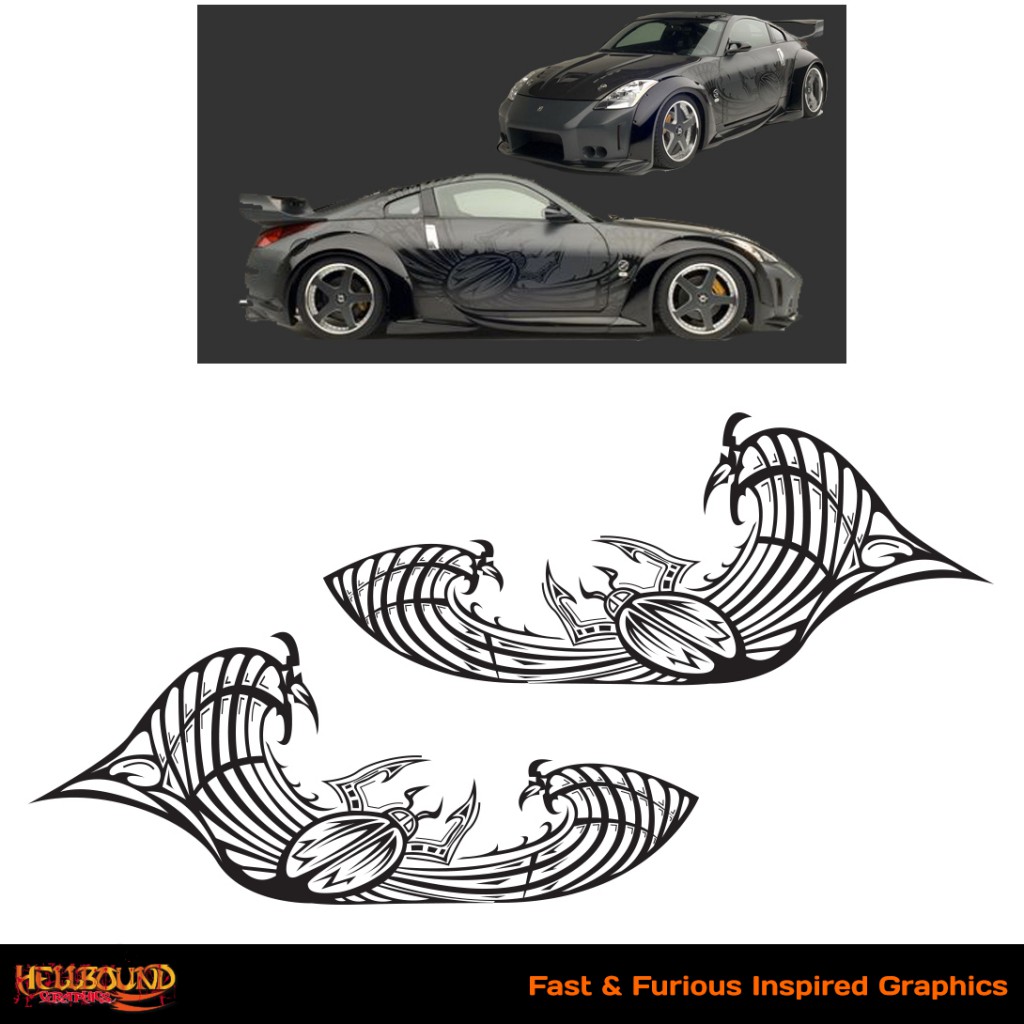 Fast and Furious S2000 Inspired Decals Hellbound Graphics