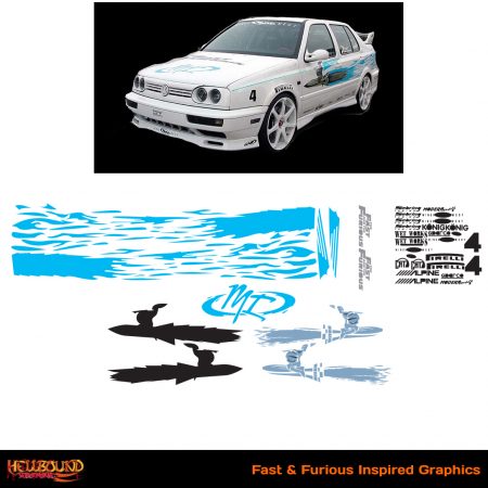 Fast and Furious Jetta Inspired Decals