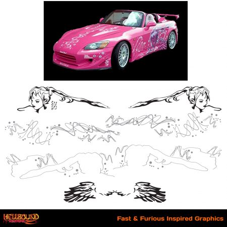 Fast and Furious S2000 Inspired Decals
