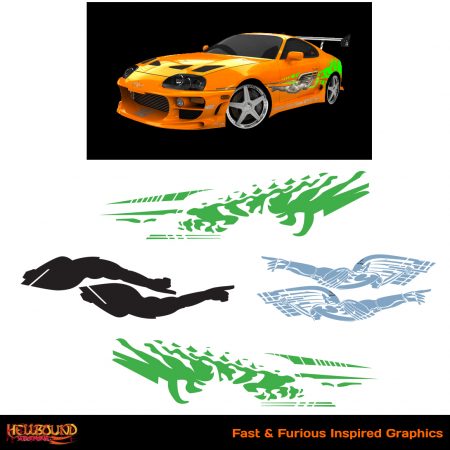 Fast and Furious Supra Inspired Decals